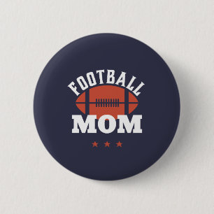 Retro Moeder van het Mamma van het Football van Ronde Button 5,7 Cm