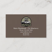 Retro Moederauto Visitekaartje (Voorkant)