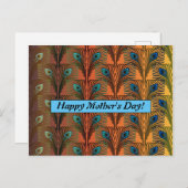 Retro-moederdag Briefkaart (Voorkant / Achterkant)