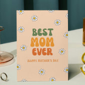 Retro Moederdag Feestdagenkaart