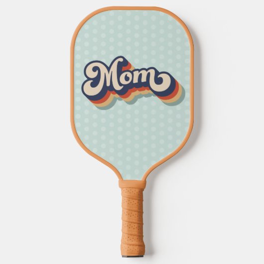 Retro Moederdag Gift Sport Pickleball Paddle (Voorkant)