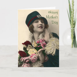Retro Moederdag Kaart