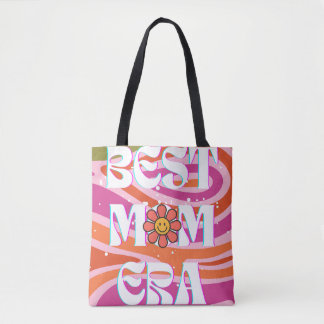 Retro moederdag tote bag