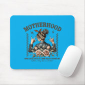 Retro Moederschap Grappige Moederdag Rock Mama Moe Muismat (Met muis)