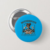 Retro Moederschap Grappige Moederdag Rock Mama Moe Ronde Button 5,7 Cm (Voorkant /achterkant)