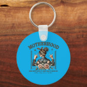 Retro Moederschap Grappige Moederdag Rock Mama Moe Sleutelhanger (Voorkant)