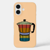 Retro Moka pot Case-Mate iPhone Case (Achterkant)