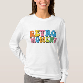 Retro Moment - Groovy Vibe Vrouwen Lange Mouw T-sh T-shirt