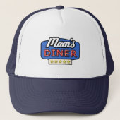Retro Moms Diner 1950s Americana Trucker Pet (Voorkant)