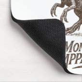 Retro Mongo Is Appalled Princess Cat Riding Dinosa Muismat (Hoek)