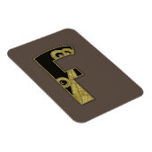 retro monogram - F Magneet (Rechterzijde)