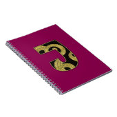 retro monogram - J Notitieboek (Rechterzijde)