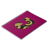 retro monogram - J Notitieboek (Linkerzijde)