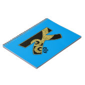 retro monogram - K Notitieboek (Linkerzijde)