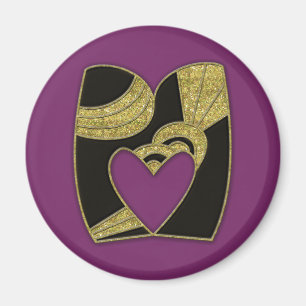 retro monogram - M Magneet