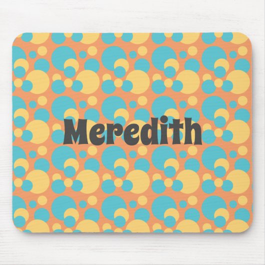 Retro Monogram Muismat (Voorkant)