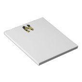 retro monogram - N Notitieblok (Schuin)