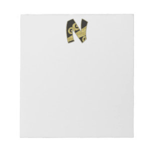 retro monogram - N Notitieblok