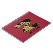 retro monogram - N Notitieboek (Linkerzijde)