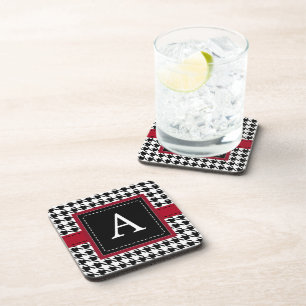 Retro Monogram Onderzetterset Drankjes Onderzetter