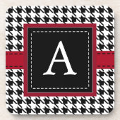 Retro Monogram Onderzetterset Drankjes Onderzetter (Voorkant)
