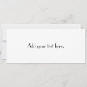 Retro Monogram van de Uitnodiging van het Huwelijk (Achterkant)