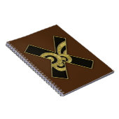 retro monogram - X Notitieboek (Rechterzijde)