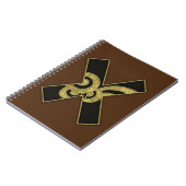 retro monogram - X Notitieboek (Linkerzijde)