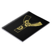 retro monogram - Y Notitieboek (Linkerzijde)