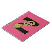 retro monogram - Z Notitieboek (Linkerzijde)