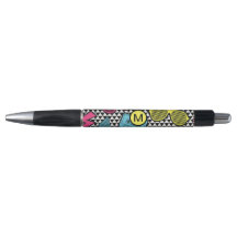 Retro  monogramma Colorful Teacher Pen