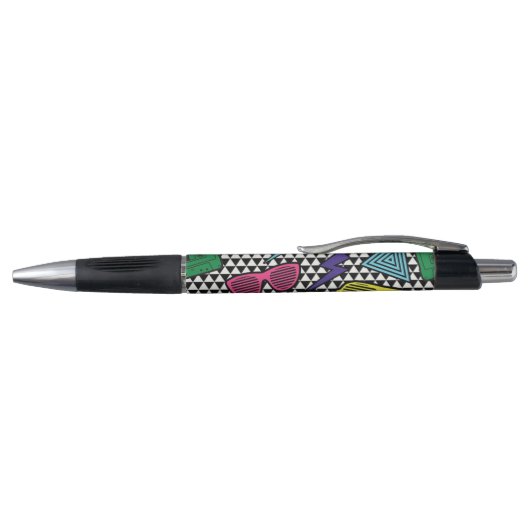 Retro  monogramma Colorful Teacher Pen (Bovenkant)