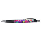Retro  monogramma Colorful Teacher Pen (Bovenkant)