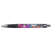 Retro  monogramma Colorful Teacher Pen (Achterkant)