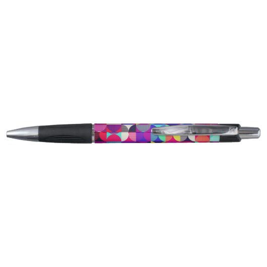 Retro  monogramma Colorful Teacher Pen (Achterkant)