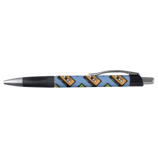Retro  monogrammen leraar cassettes pen (Bovenkant)