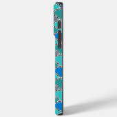 Retro Monogrom Scales Case-Mate iPhone Case (Achterkant / Links)