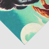 Retro Monster Girl Tissuepapier (Detail)