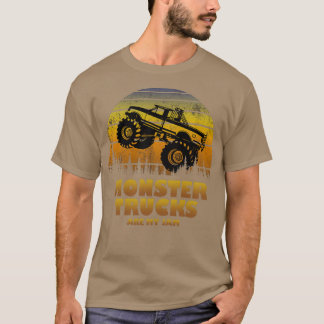 Retro Monster Truck Fan Merchandise T-shirt