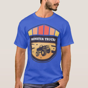 Retro Monster Truck Gift Big Size Car SUV T-shirt