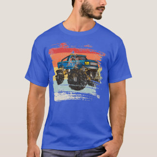Retro Monster Truck Gift for Monster Truck Driver T-shirt