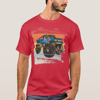 Retro Monster Truck Gift for Monster Truck Driver T-shirt