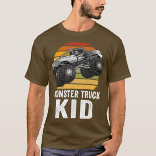 Retro  Monster Truck Kind amp Cars Lover T-shirt