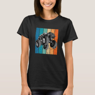 Retro  Monster Truck Off Road Racing Team T-shirt