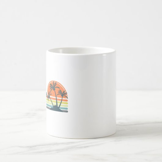 Retro Montego Bay Sunset Coffee Mok (Center)