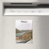 Retro Montenegro Kotor Bay Magneet (Insitu (Vaatwasser))