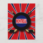 RETRO MONTREAL HOCKEY BRIEFKAART (Voorkant)