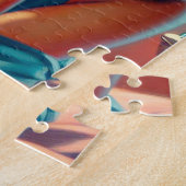 Retro Mooi Amerikaans Meisje Legpuzzel (Zijkant)