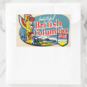 Retro Mooie Brits Columbia Canada Sticker (Tas)