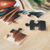 Retro Mooie Cowgirl Pin Up Legpuzzel (Zijkant)